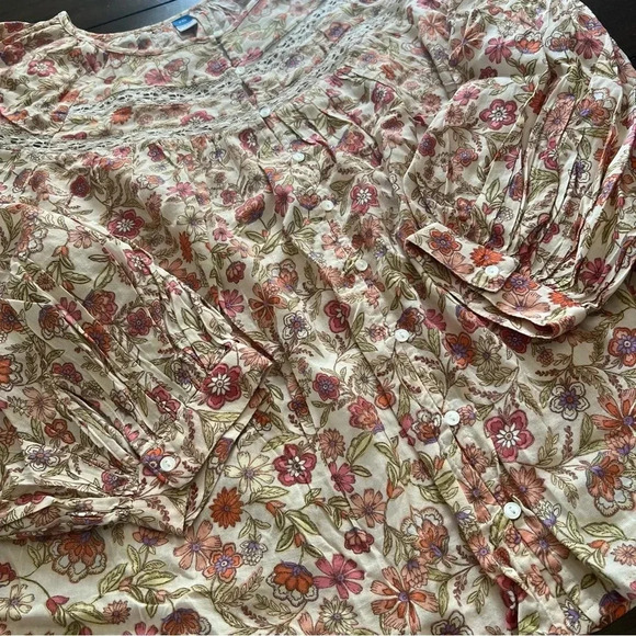 {Old Navy} Floral Long Sleeve Blouse - XXL - Picture 5 of 6